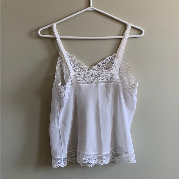 Lace & Cotton Night Camisole - Picture 2 of 7